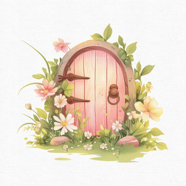 Fairy Door Clipart, Fairy Garden - Image 6