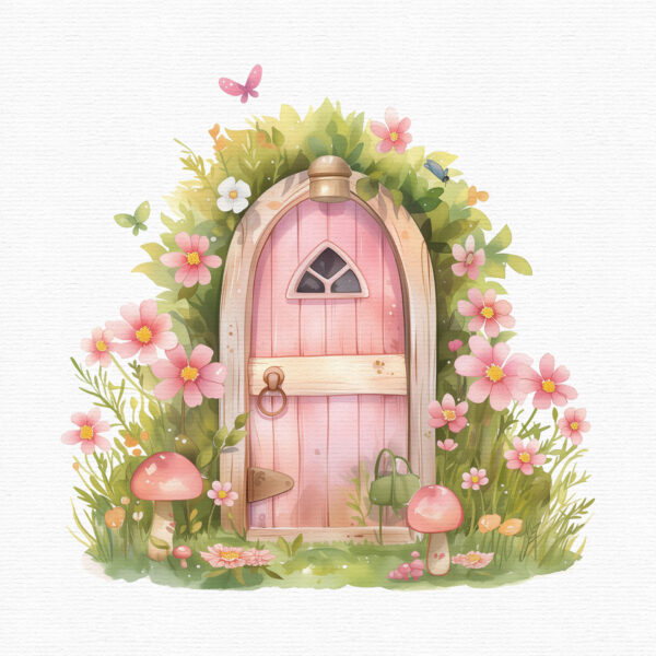 Fairy Door Clipart, Fairy Garden - Image 5