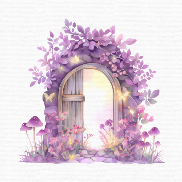 Fairy Door Clipart, Fairy Garden - Image 4